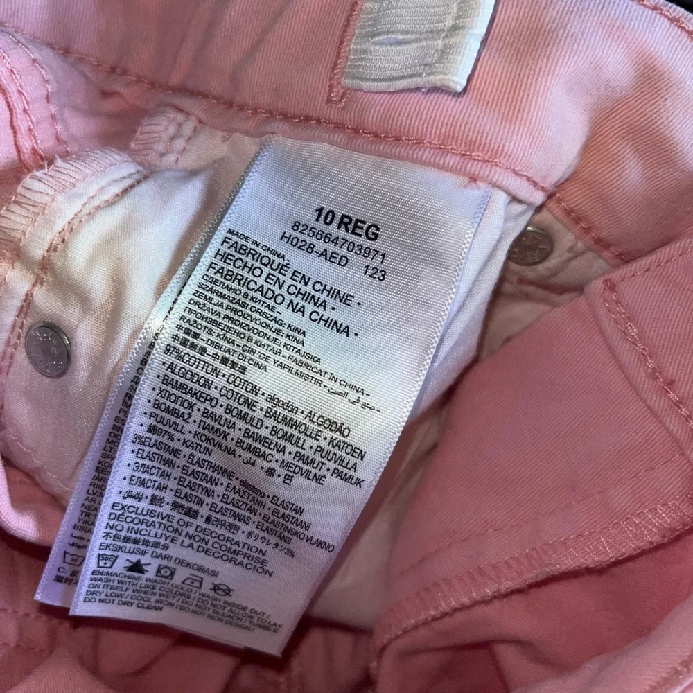 Levi's Kids Pink Denim Shorts